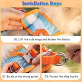 GIAPINST Dog & Cat Harness, Step-in Dog Harness and Leash Set