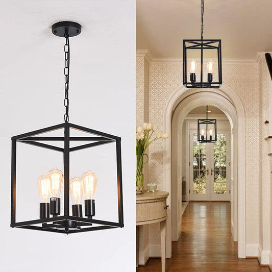 Qcyuui Vintage Lantern Pendant Light