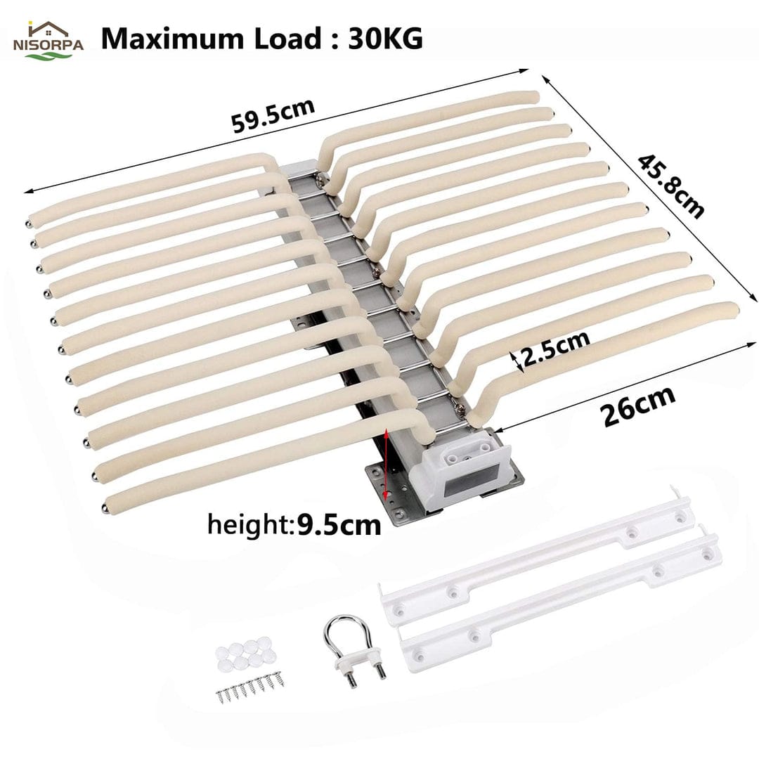 Nisorpa Pull Out 22 Arms Trousers Rack