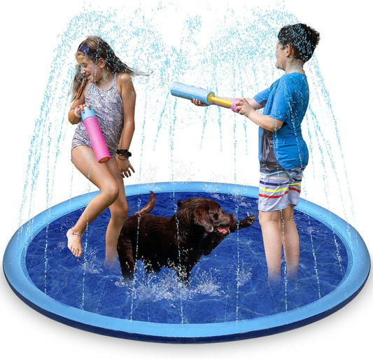 Splash Sprinkler Pad for Dogs Kids